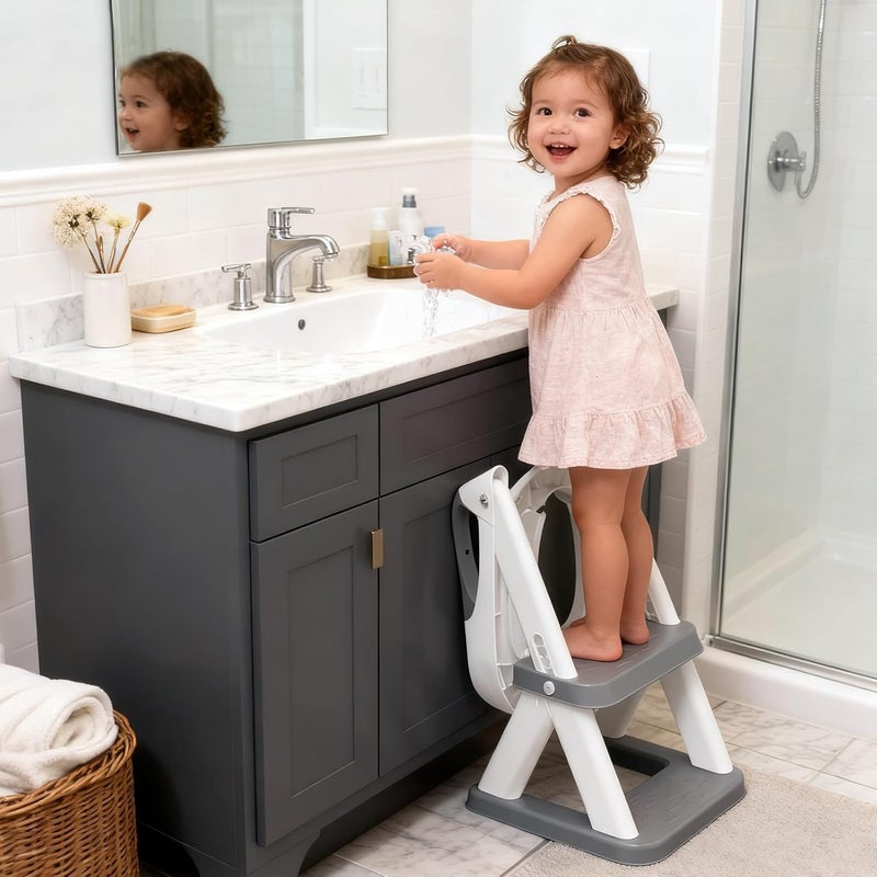 SKYROKU Potty Seat for Toilet with Step Stool Ladder - Image 3